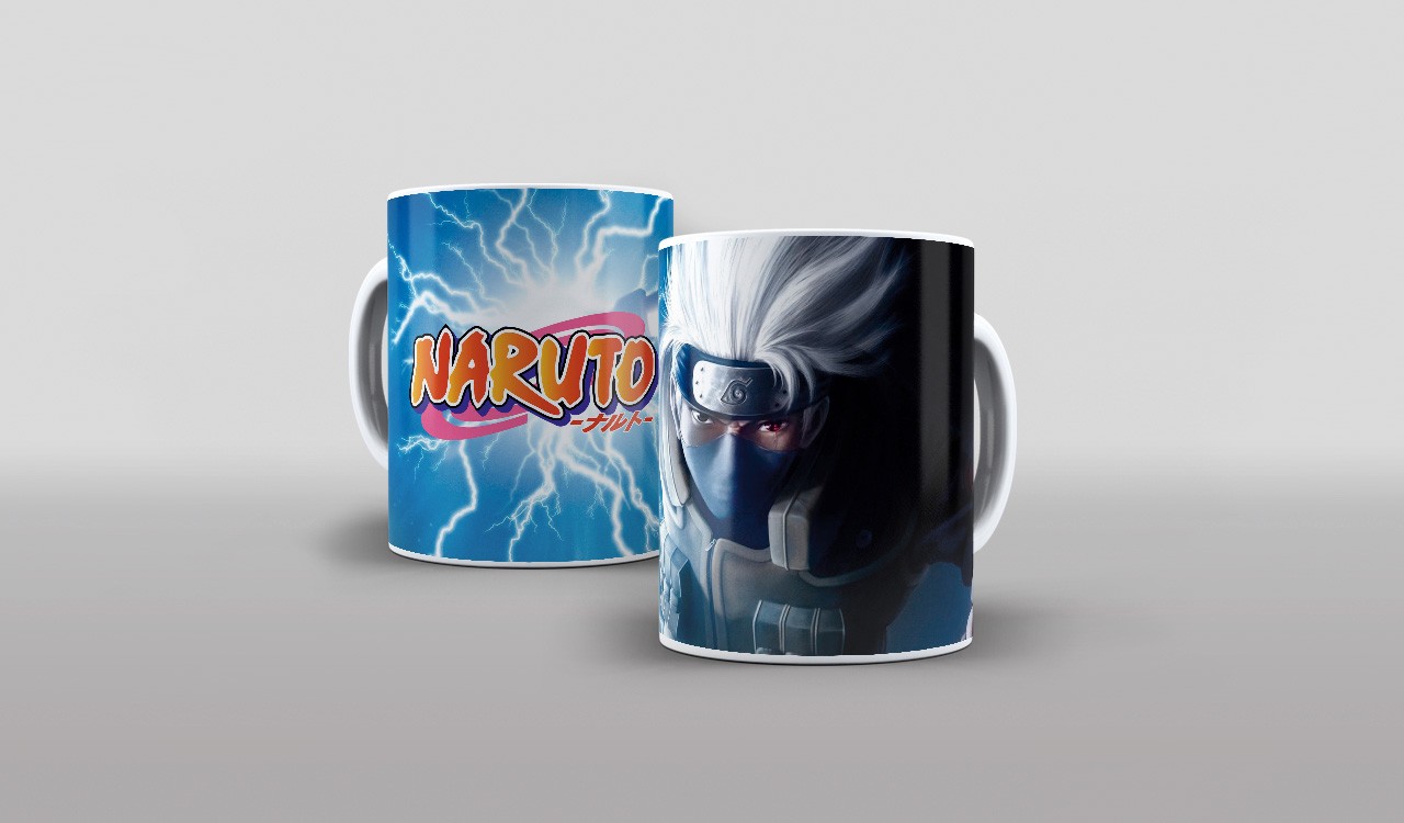 MOCKUP CANECA NARUTO 001 CAFEINA - ESTAMPA PARA CANECA - CLUBE DAS ESTAMPAS