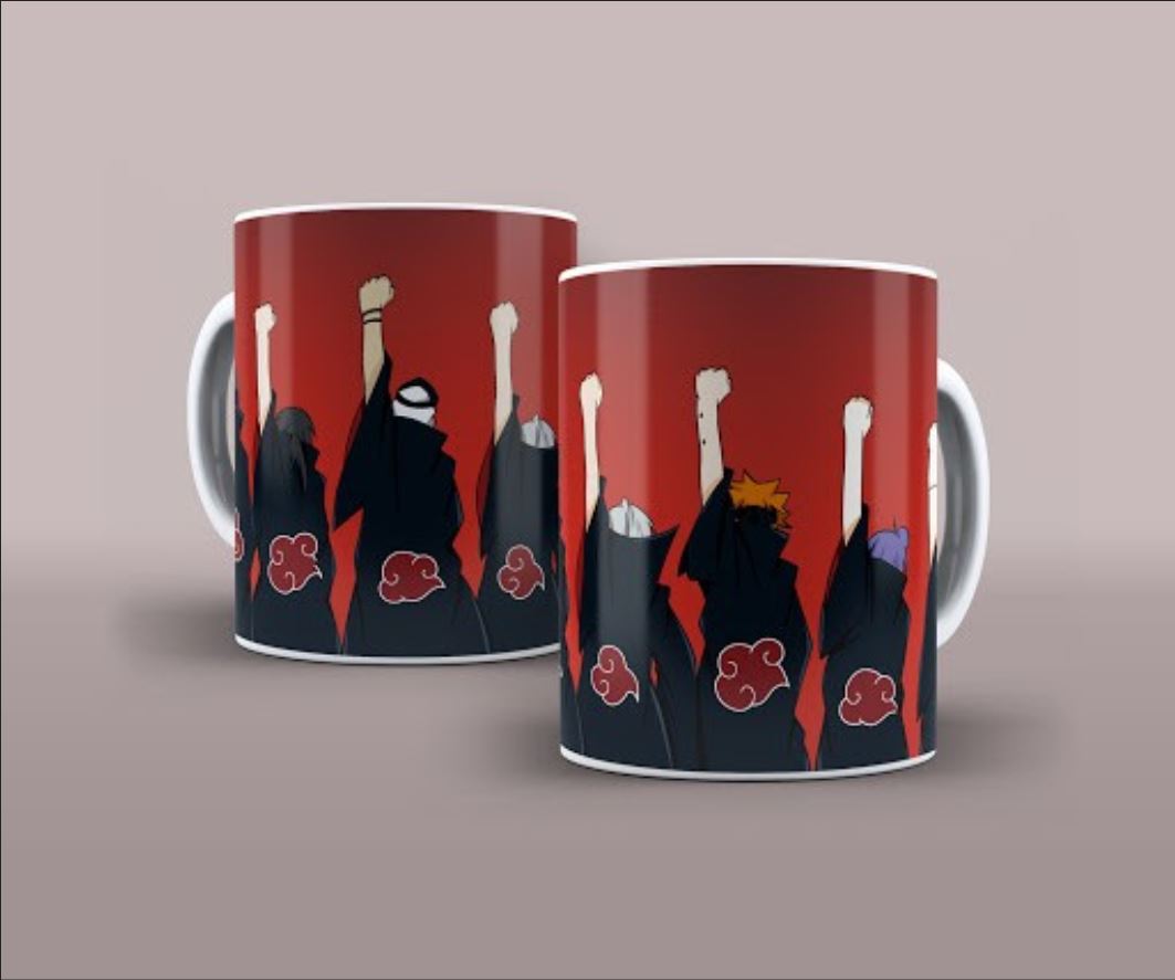 MOCKUP CANECA PERSONAGENS NARUTO