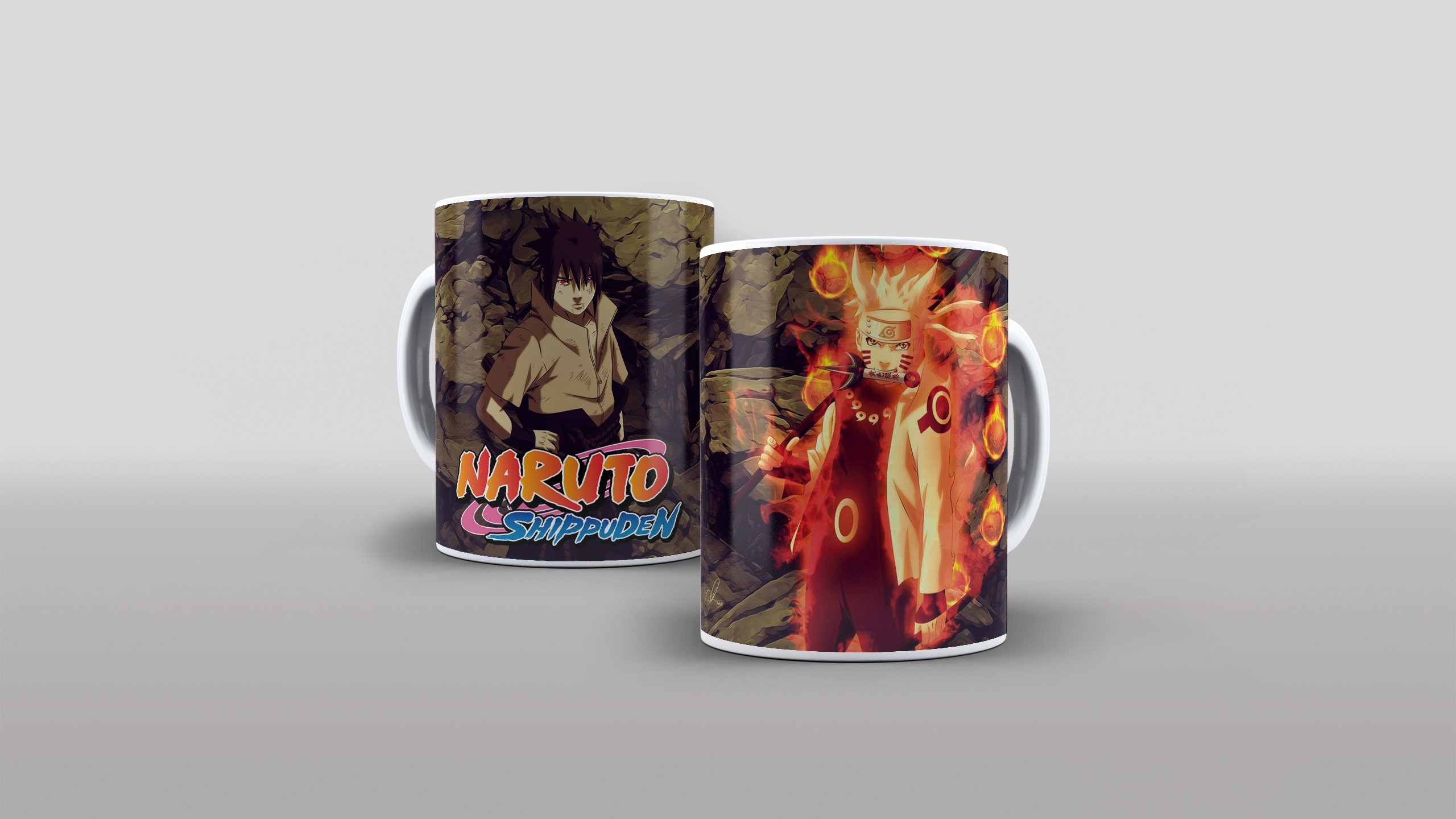 MOCKUP NARUTO 002 - ESTAMPA PARA CANECA - CLUBE DAS ESTAMPAS
