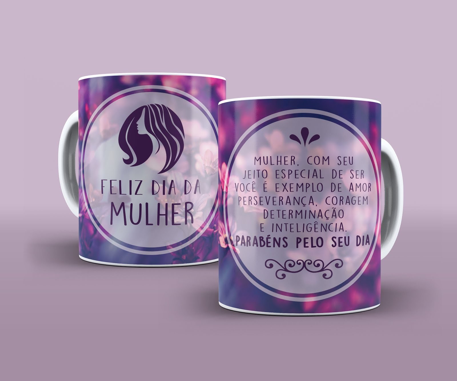 MOCKUP CANECA DIA DA MULHER